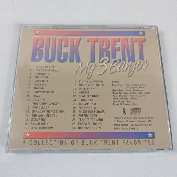 Buck Trent - My 3 Banjos - Country Folk - 1999 - CD - Used - Picture 2 of 3